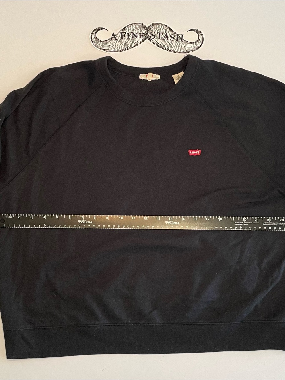 Levi's Black Sweatshirt with Small Red Logo